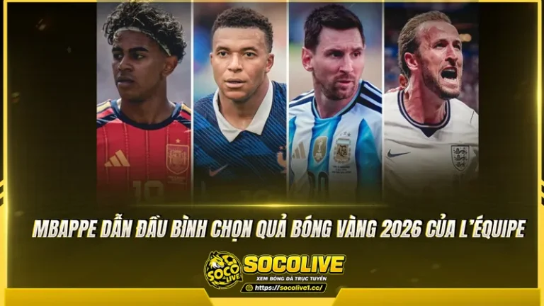 Mbappe dẫn đầu bình chọn Quả bóng Vàng 2026 của độc giả